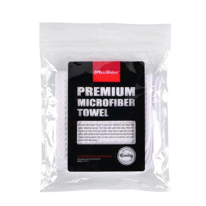 MaxShine Glass "Clean and Dry" Microfiber Towel 14"x14"/35x3