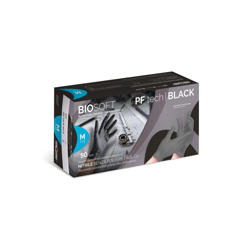 Luvas de Nitrilo Preta T/M | Bestquimica II Innovate