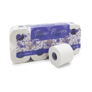 Celtex Papel Doméstico Tissue Flowers 250 3F 30 MTS (72