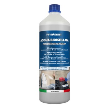 Água Bidestilada Desmineralizada para Enchimento de Baterias de Automóveis 1000 ml