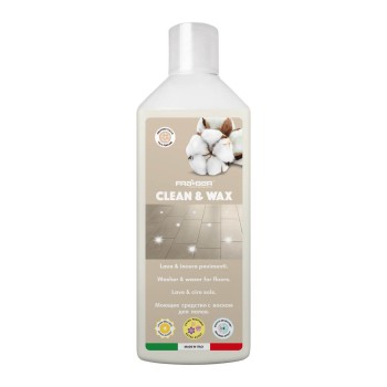 Clean&Wax 1 L - Detergente para Pavimentos Lustrador com Cera