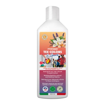 Tex Colors 1 L - Detergente para Roupa de Cor e Escura e Roupa Desportiva