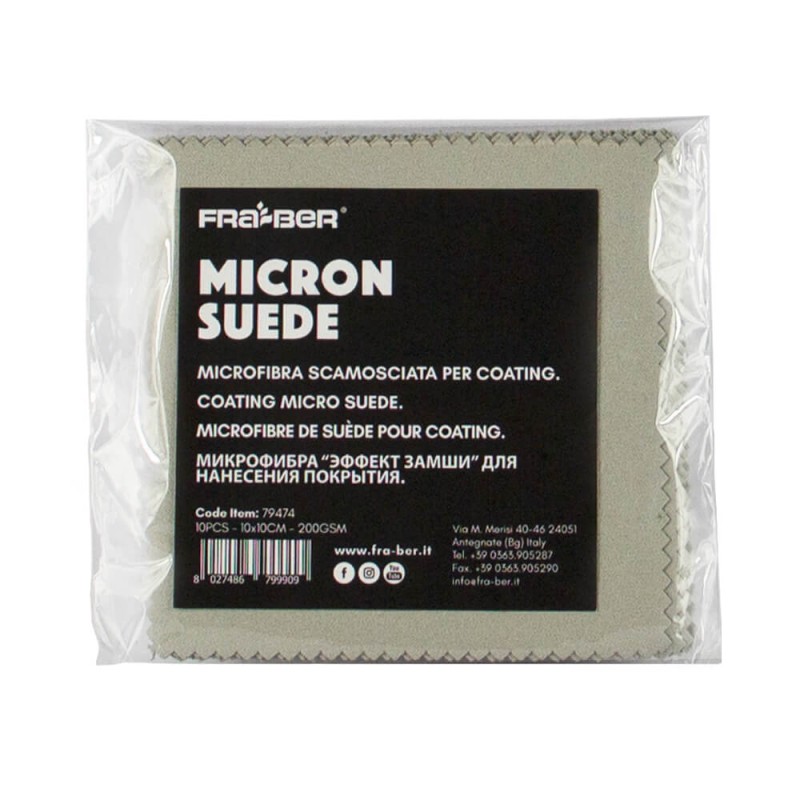 MICRON SUEDE BY INNOVACAR SMALL SUEDE MICROFIBER APPLICATOR FOR COATINGS 10 PCS
