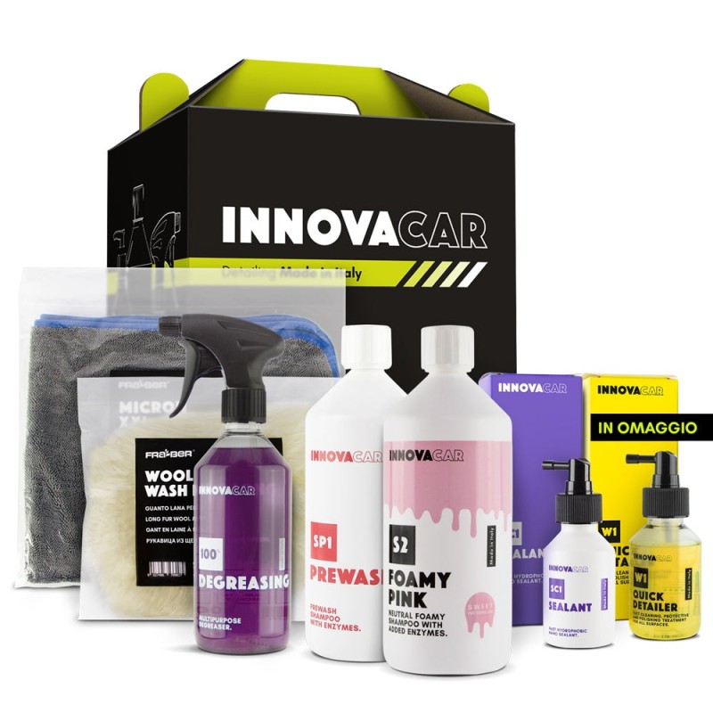 KIT LAVAGGIO AUTO PROFESSIONALE PER ESTERNO