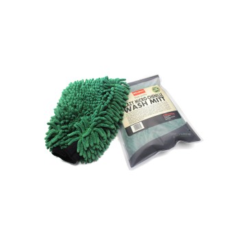 Micro Chenille Wash Mitt – Green