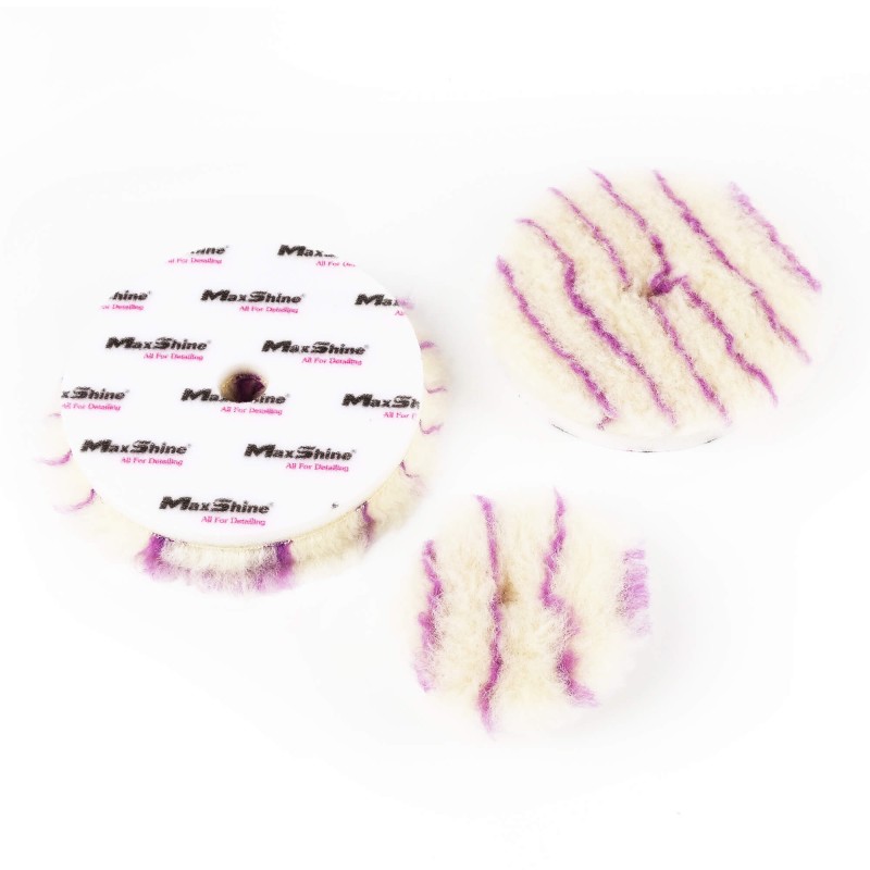 Premium Wool Cut and Polish Pad – Foam Backed