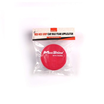 Maxshine Red Hex Grip Car Wax Foam Applicator