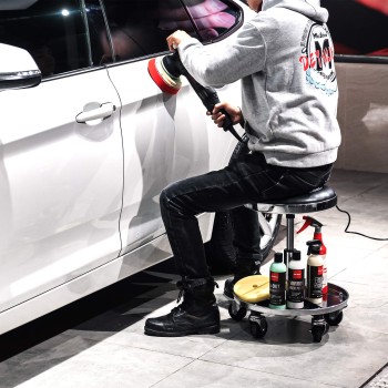 Premium Detailing Stool with Tool Tray