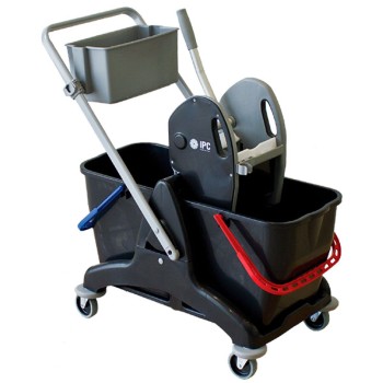 Carro balde duplo com cesta Black is Green™ (2x25 lt) |