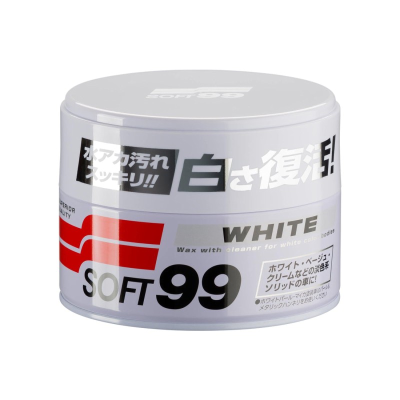 Cera Macia Para Automóveis White Soft99 Wax 350 g